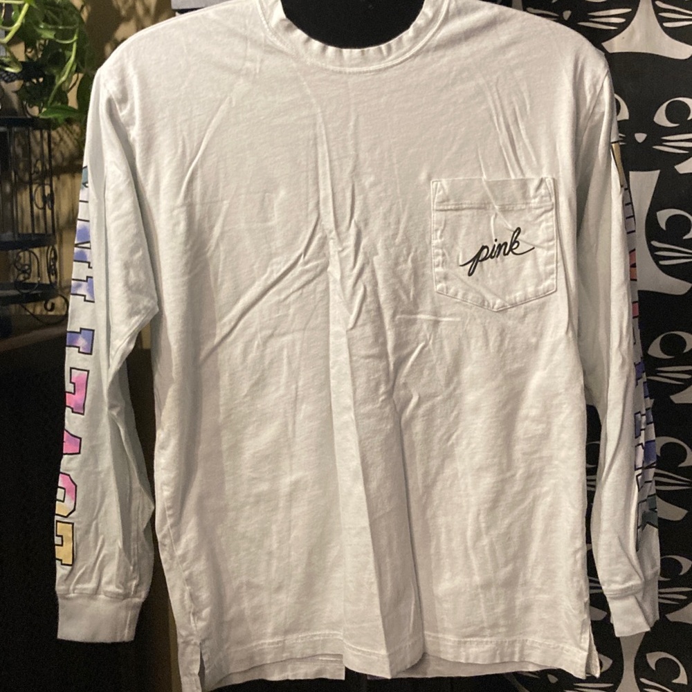 Long Sleeve Pink Campus Tee